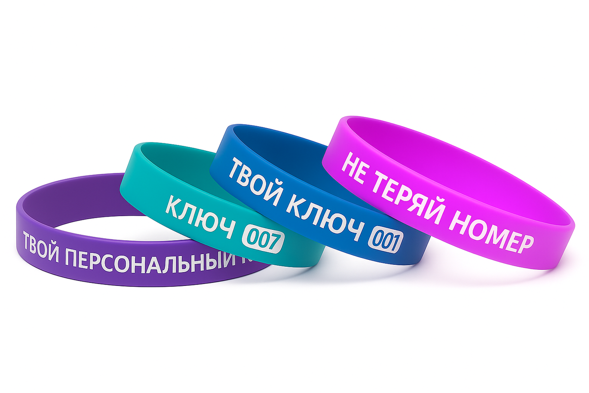 Силиконовые браслеты 